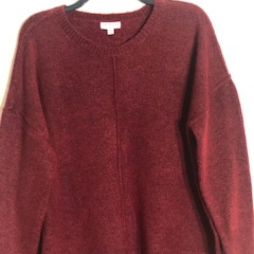 Cozy Jewel-Neck Sweater